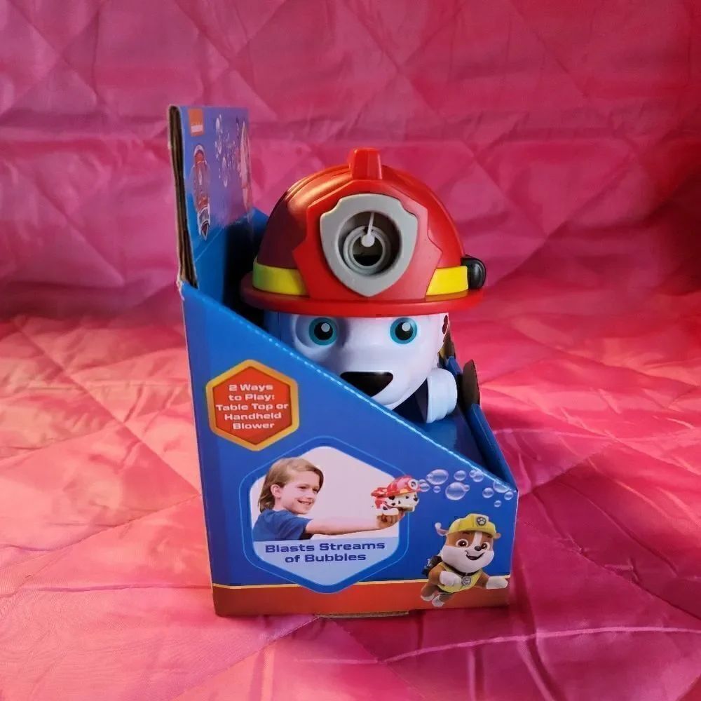 Paw Patrol Marshall Blast off bubble blower